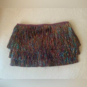 Nasty Gal High Waisted Fringe Shorts | size 12 | NWT